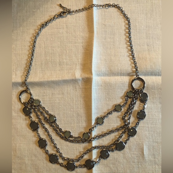 Jewelry - NWOT Multi-Strand Fashion Necklace Blue Green